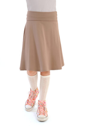 חצאית טריקו מוקה