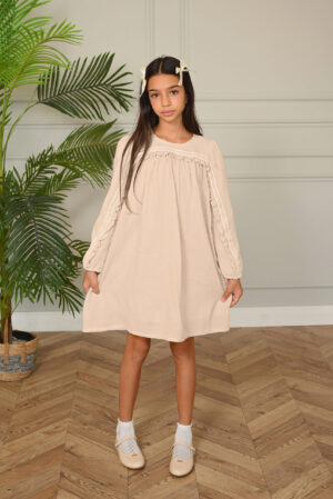 שמלת קנדי - בז'