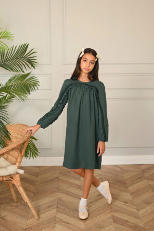שמלת קנדי -ירוק