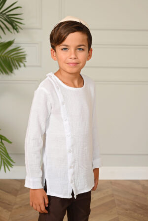 חולצת טל - לבן