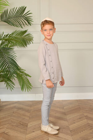 חולצת קנדי אפור