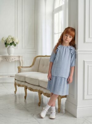 שמלת לאנה תכלת